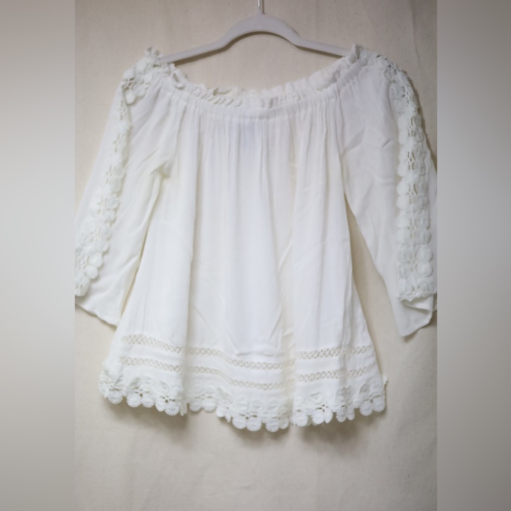 Sag Harbor Sz M Women’s Medium White Blouse